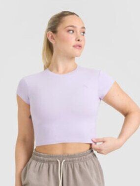Oner Active Cotton Icon Baby Tee - Pastel Purple